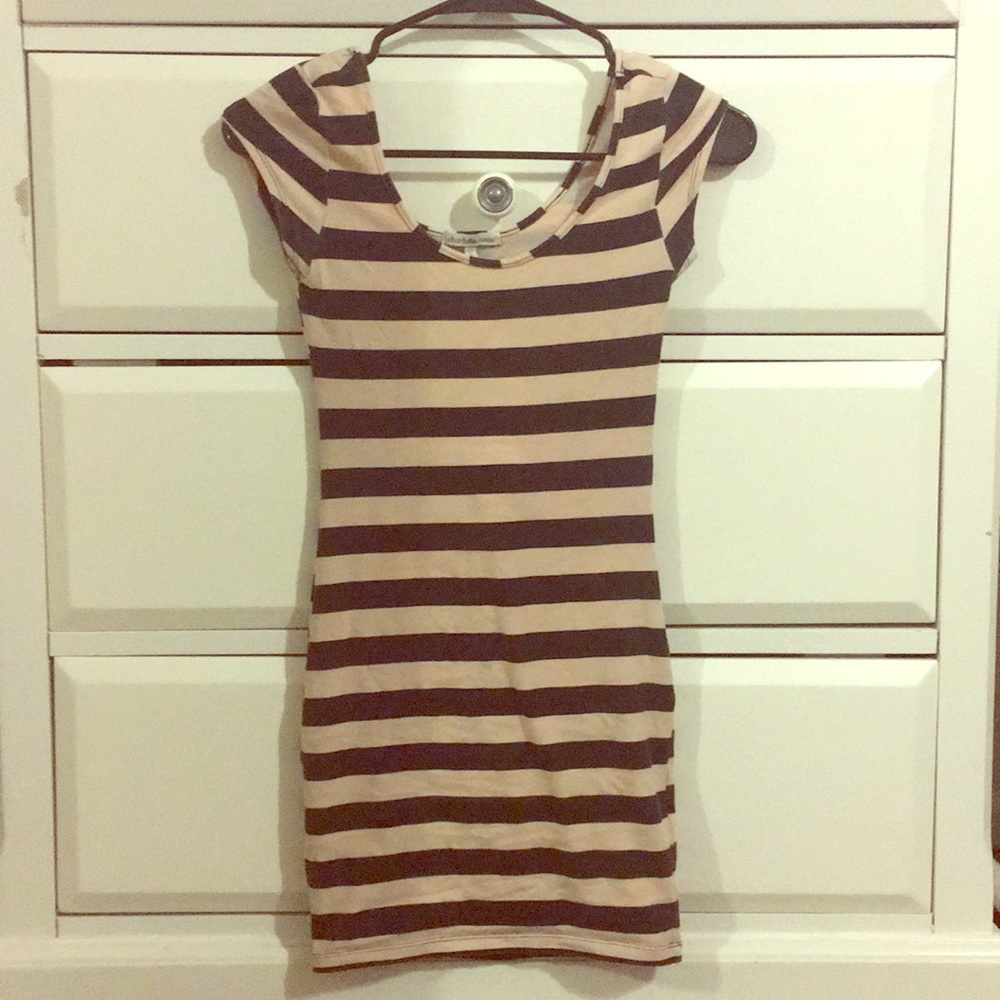 Cute Striped Tube Dress CHARLOTTE RUSSE