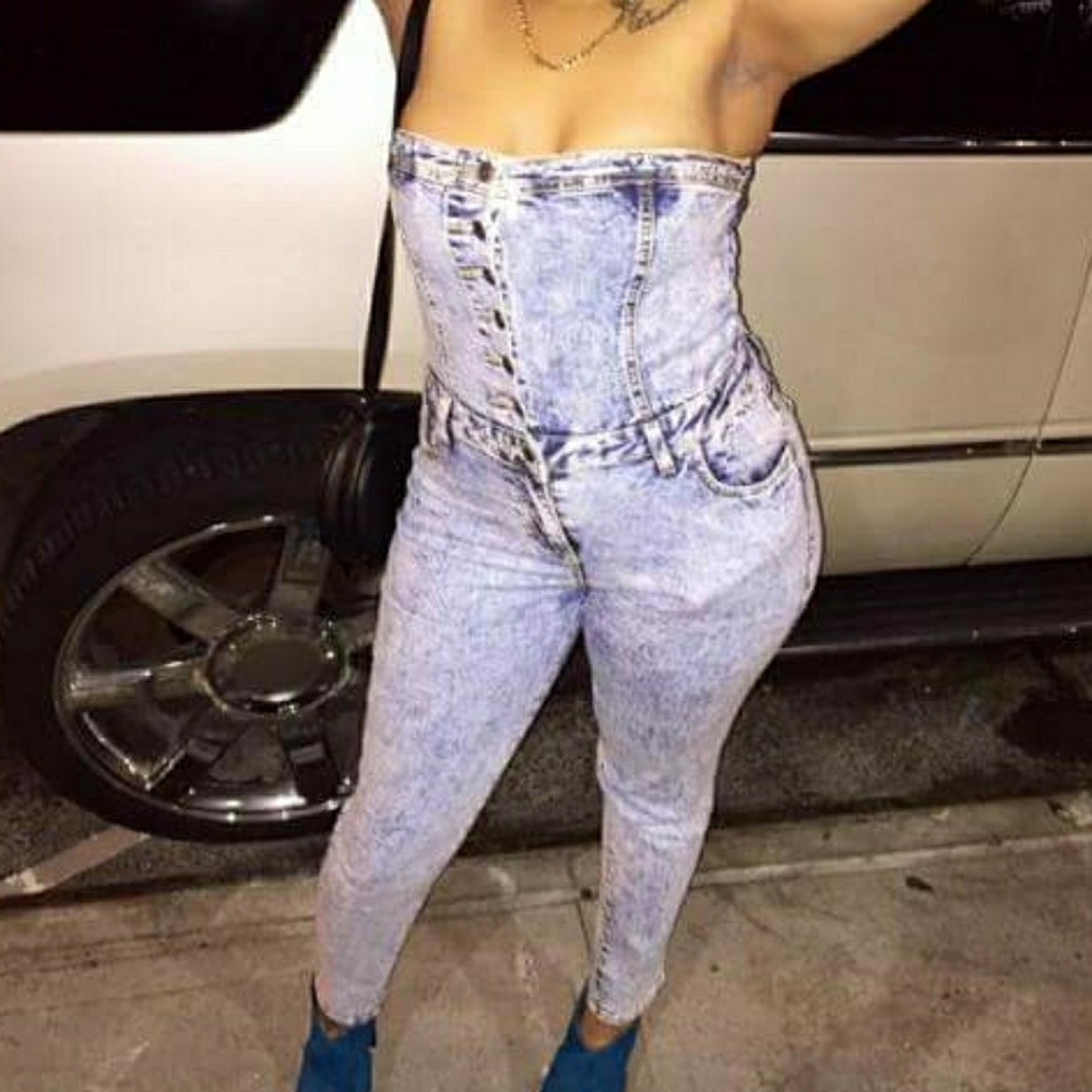 Denim jumpsuit