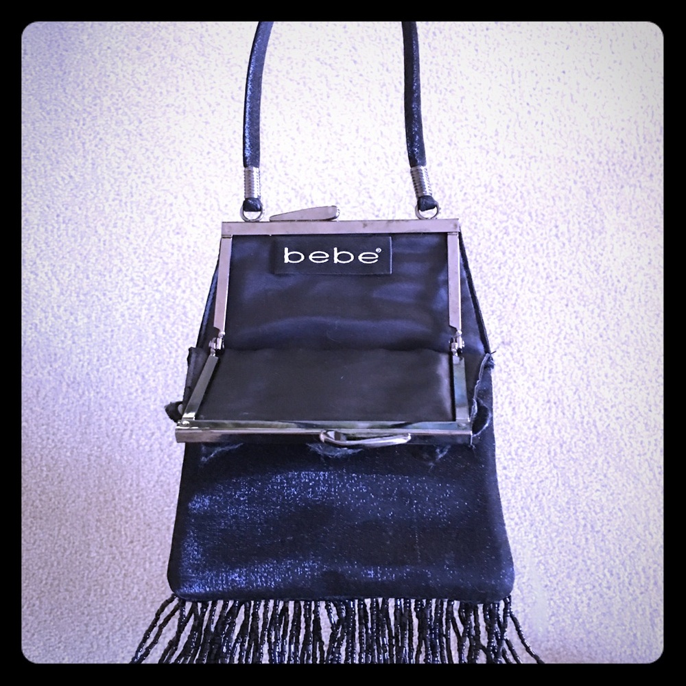 BeBe Black Satin Purse 3 for $20