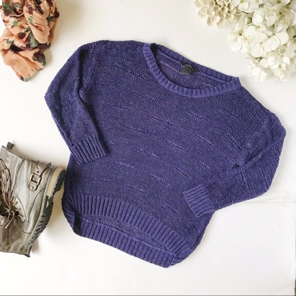 H&M Purple Open Knit Sweater - Picture 3 of 3