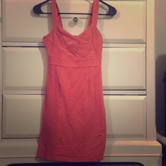 Peach/Salmon color dress - Picture 1 of 3