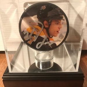 Signed Bruins Milan Lucic Puck
