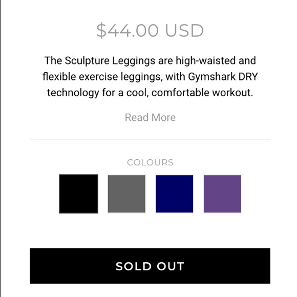 Gymshark Dry Sculpture Leggings - Picture 6 of 6