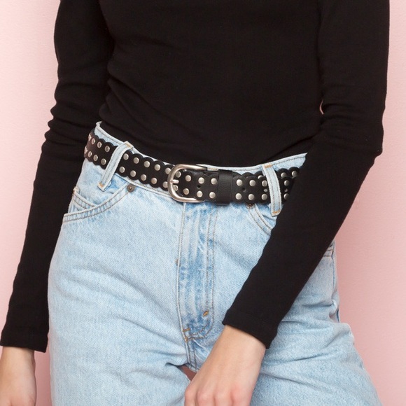 Brandy Melville Accessories - Silver Studded Belt
