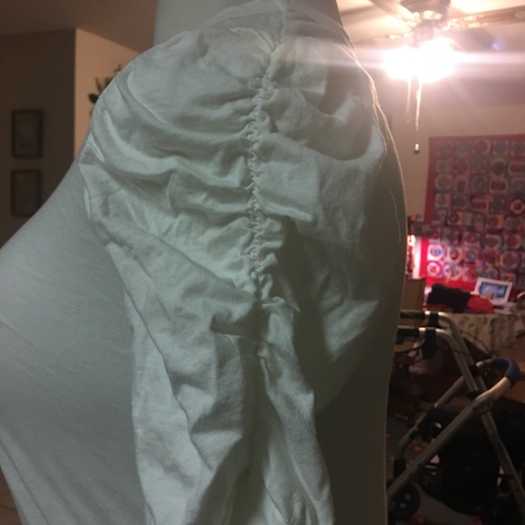 🔴RESTRICTED AREA Shirt Pullover w/ScrunchedSleeve - Picture 2 of 5