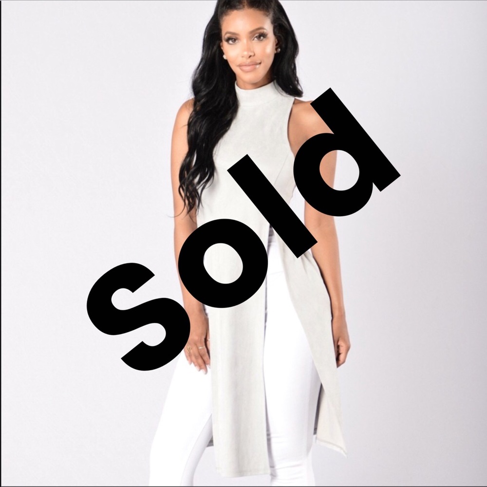 Fashionnova faux suede top