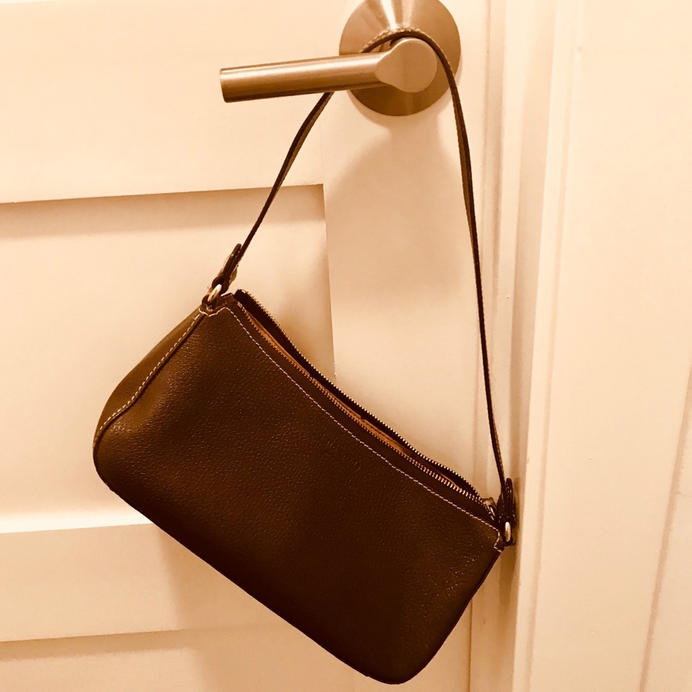 Kate Spade brown leather shoulder bag