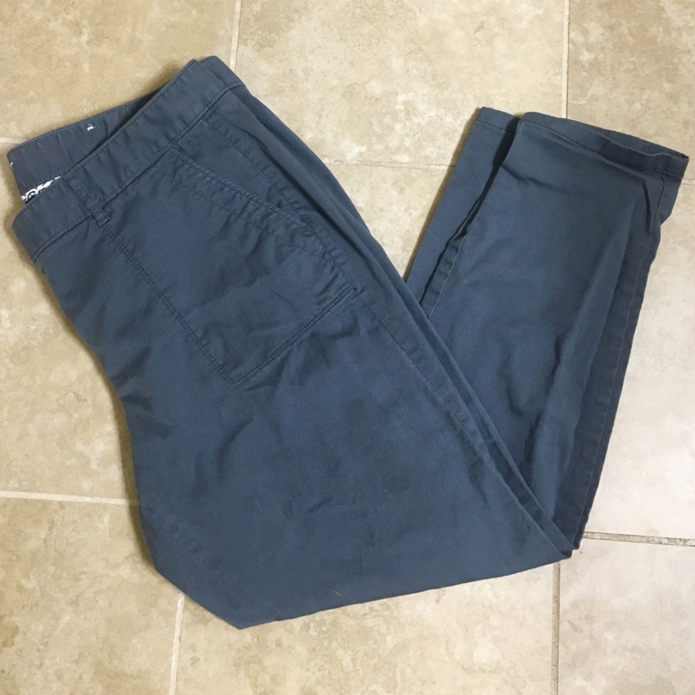 Blue Relaxed Skinny khakis