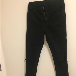 25w twig high rise bdg black jeans