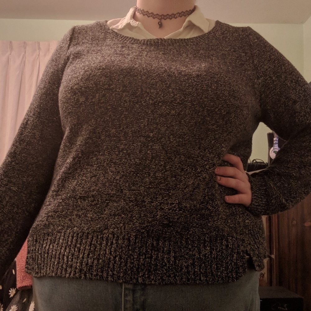 Grey, Forever 21+ Sweater