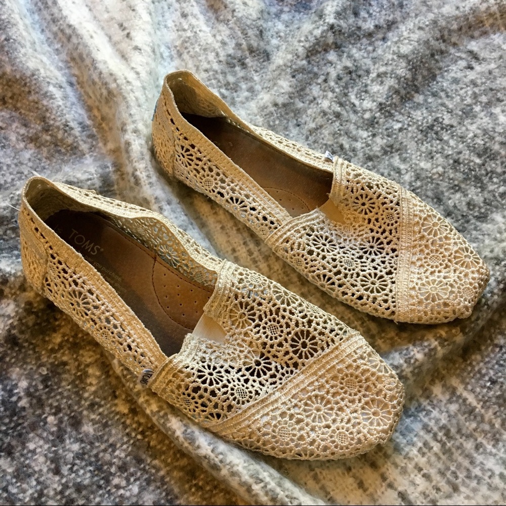 Natural Moroccan Crochet Toms