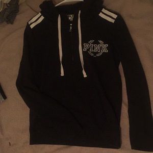 Victoria secret pink quarter zip hoodie