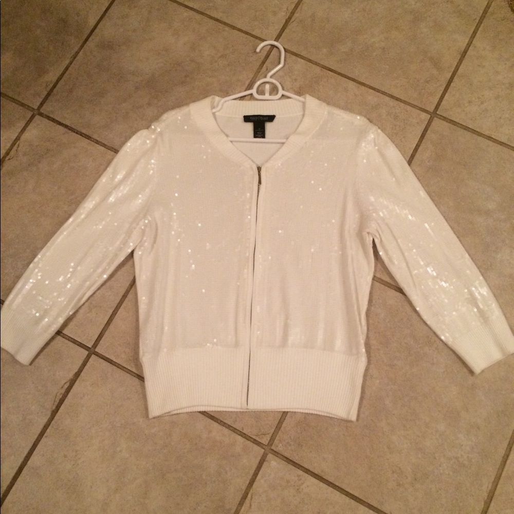 White House Black Market sequin Jacket