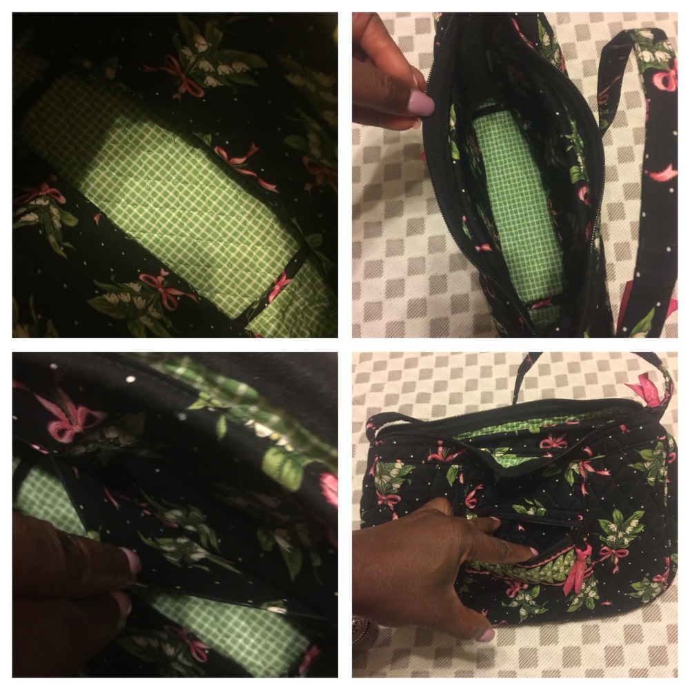 ***Vera Bradley***Flowery Shoulder/Satchel Bag - Picture 2 of 8