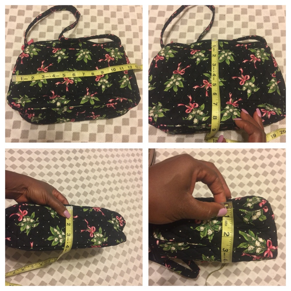 ***Vera Bradley***Flowery Shoulder/Satchel Bag - Picture 3 of 8