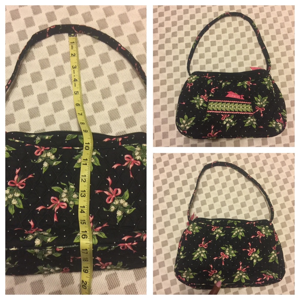 ***Vera Bradley***Flowery Shoulder/Satchel Bag - Picture 4 of 8