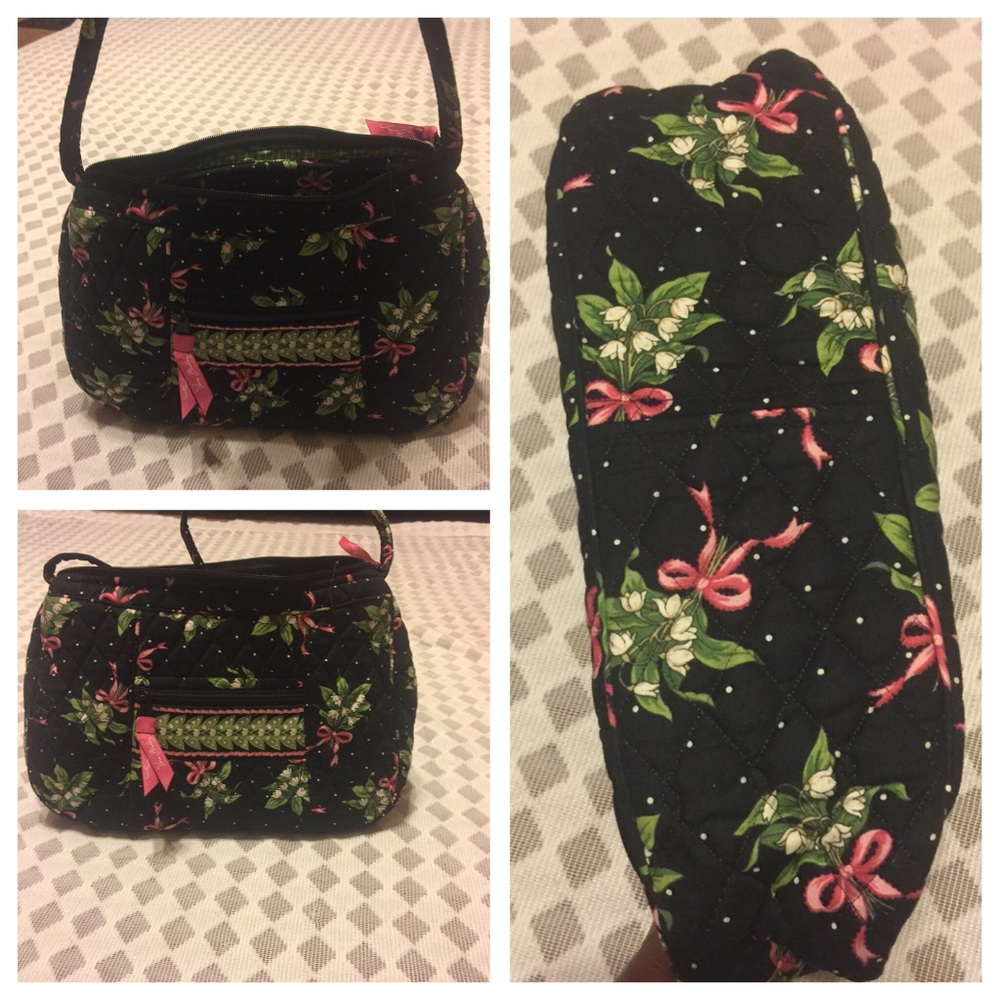 ***Vera Bradley***Flowery Shoulder/Satchel Bag - Picture 6 of 8