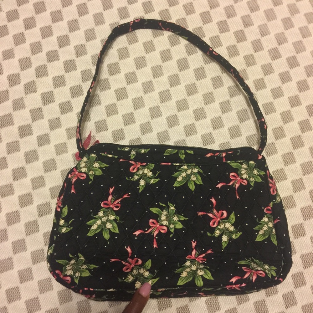 ***Vera Bradley***Flowery Shoulder/Satchel Bag - Picture 8 of 8