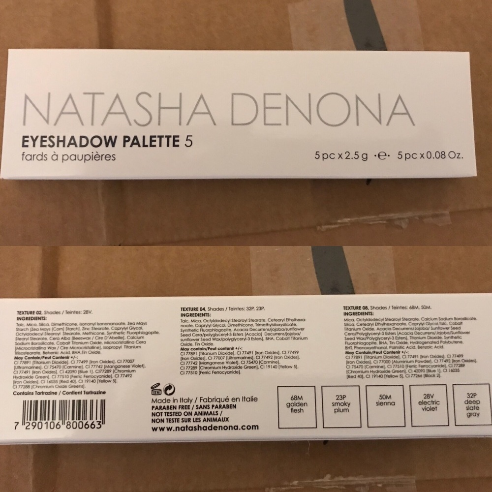 Natasha Denona 5 Palette - No. 12 - 100% authentic