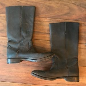 FRYE Brown leather boots size 8.5