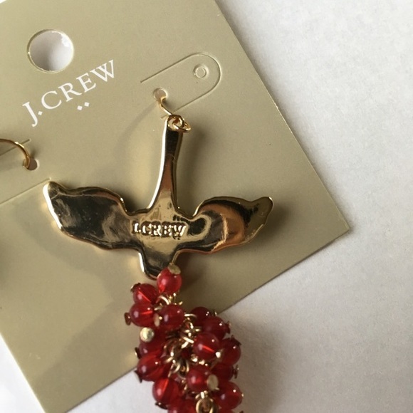 Jcrew bird and berry statement earrings - Picture 5 of 6