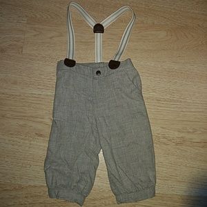 Janie & Jack Boy Suspender Pants