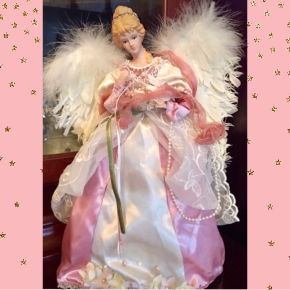 gorgeous angel Christmas Tree topper