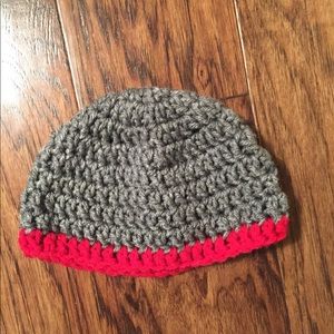 Crocheted baby hat
