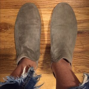 Joie Grey Suede Booties