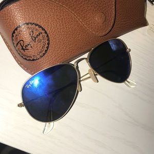 Real blue mirror raybans
