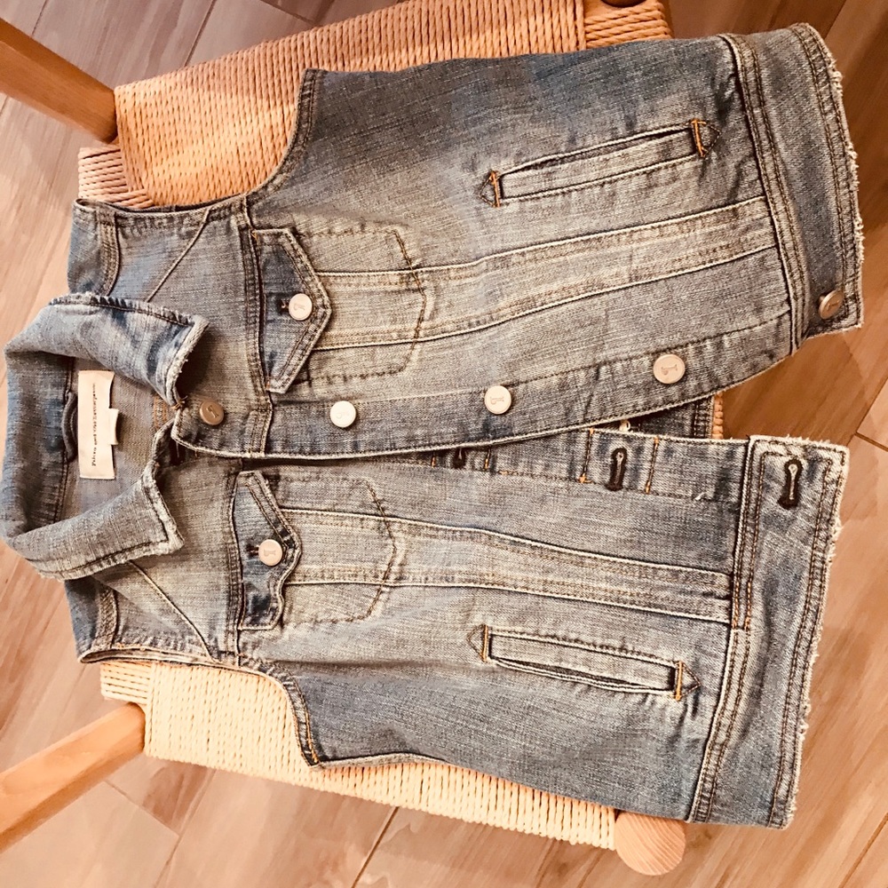 Pilcro and the Letterpress denim vest