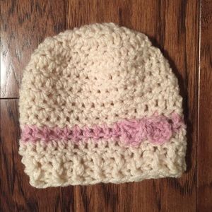 Crocheted baby hat