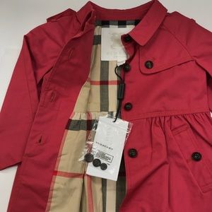Pink Burberry Trench