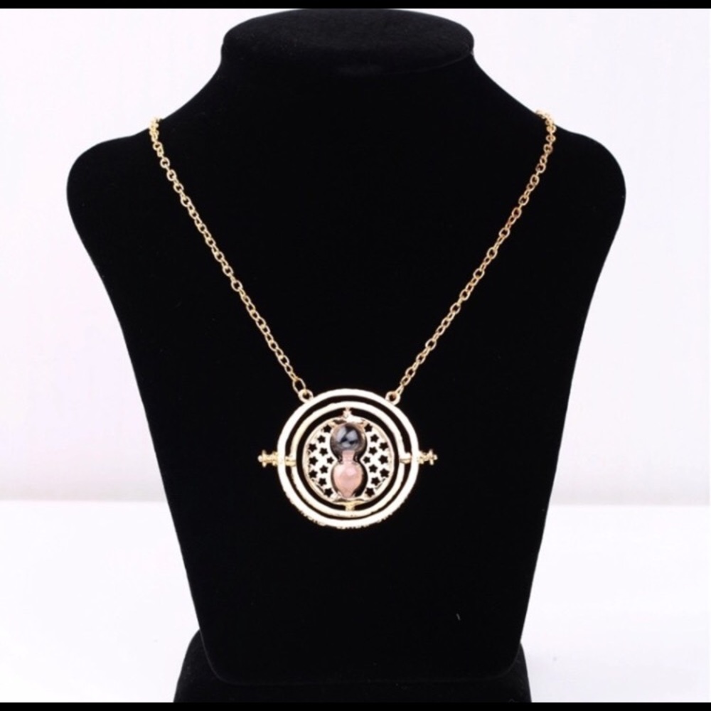 Time Turner Potter Necklace Hourglass Vintage