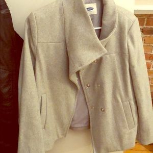 Gray short jacket