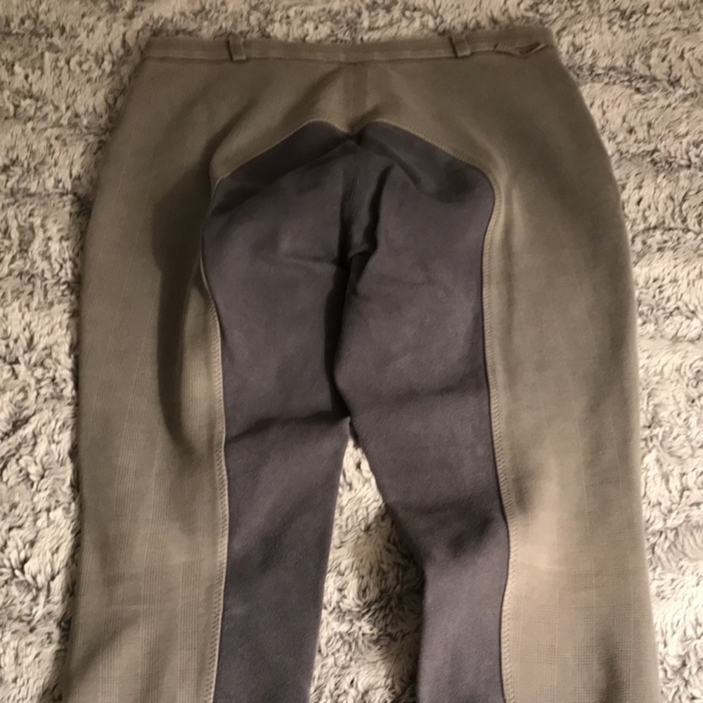 Harry Hall Gray Plaid Full Seat Breeches