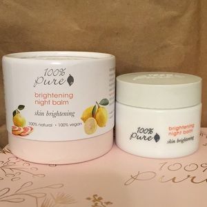 100% Pure Brightening Night Balm
