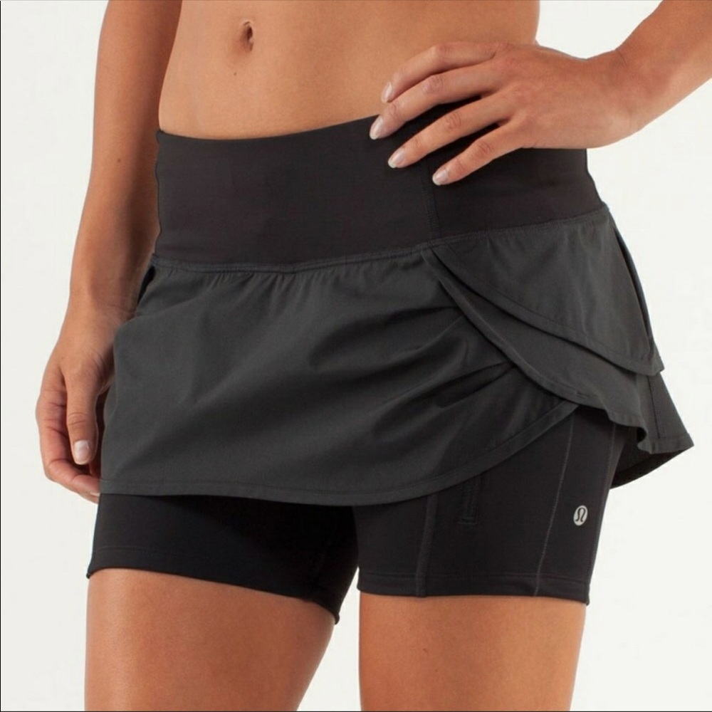 Lululemon Run: Speed Squad Shorts Skirt