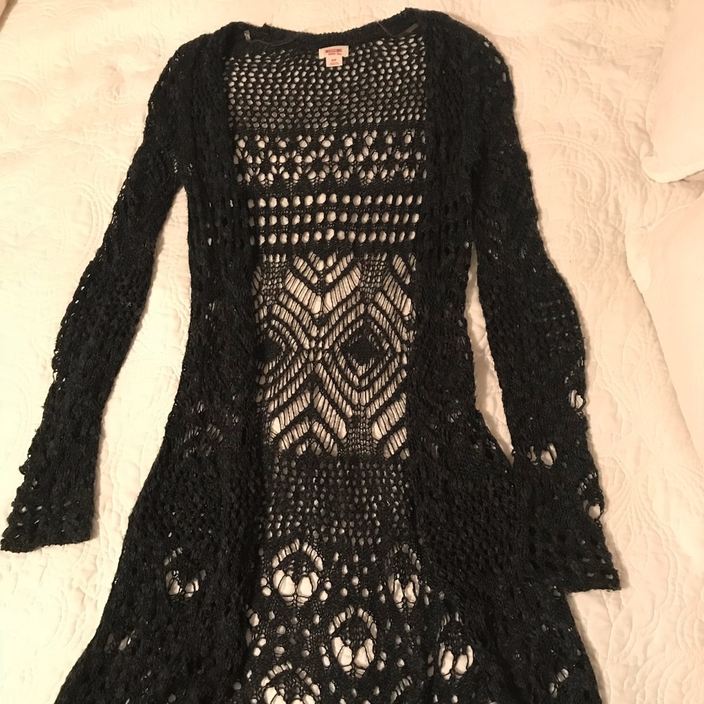Black Knitted Cardigan