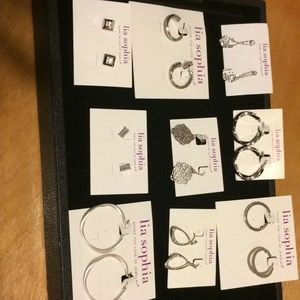 Silver Earrings New No Tags $10.00 Pair