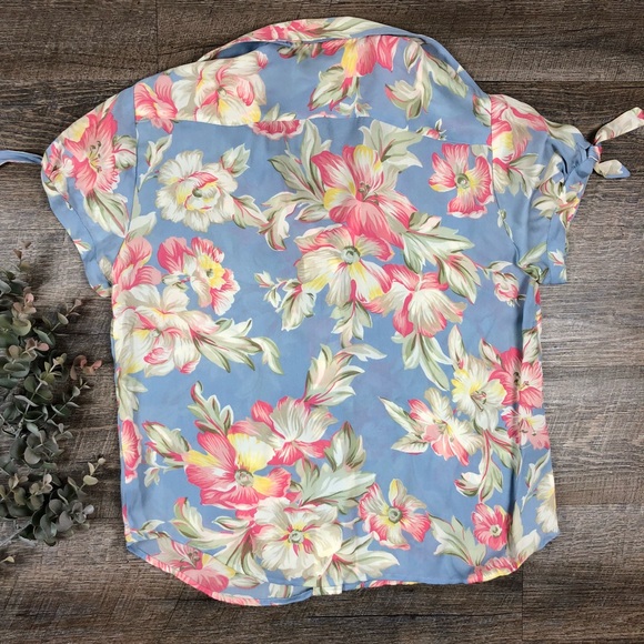 Jones New York Signature Button Down Top - Picture 3 of 6