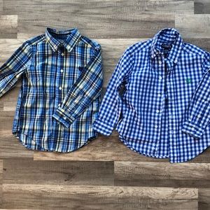 2 Chaps dress button downs both are 4T