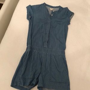J. Crew Chambray Romper