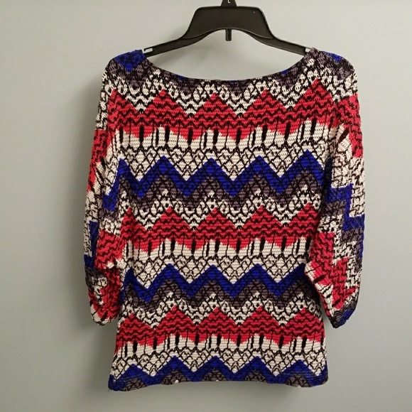 Alberto Makali 3/4 Lenghth Bell Sleeve Top - Picture 7 of 8