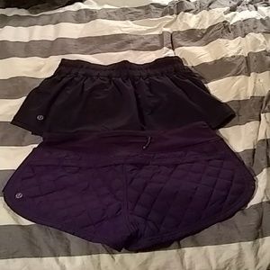 Lululemon athletica short skort bundle