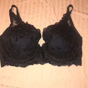 Soma black lace bra size 36DD