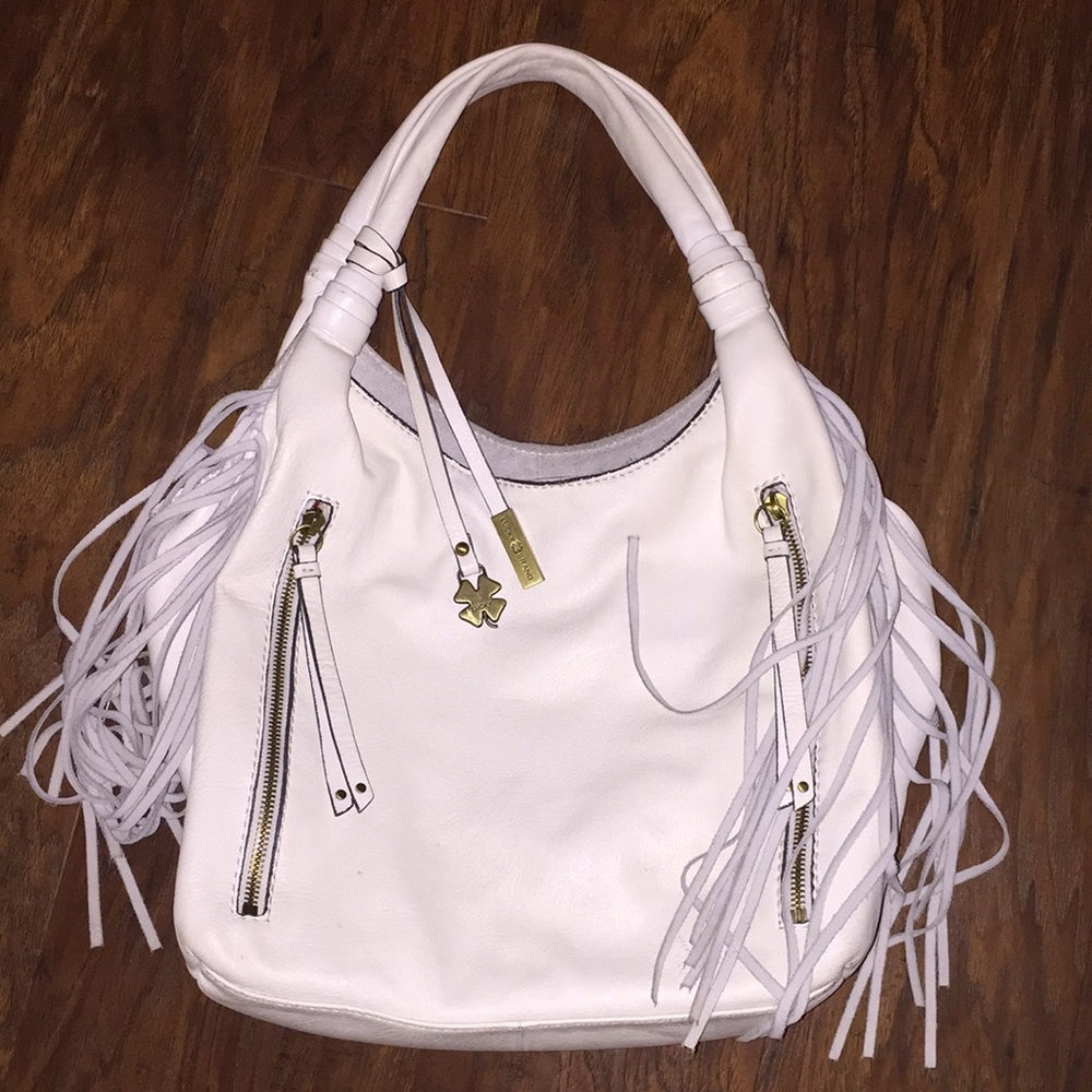 Gorgeous white soft leather Lucky Brand purse