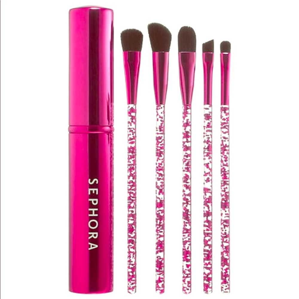 🆕Sephora Brush Canister Set•••PINK