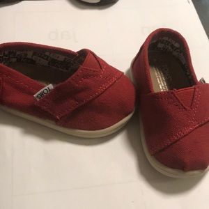 Red Toddler Toms