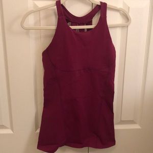Kiragrace tank with built in bra